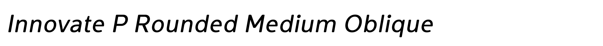 Innovate P Rounded Medium Oblique image
